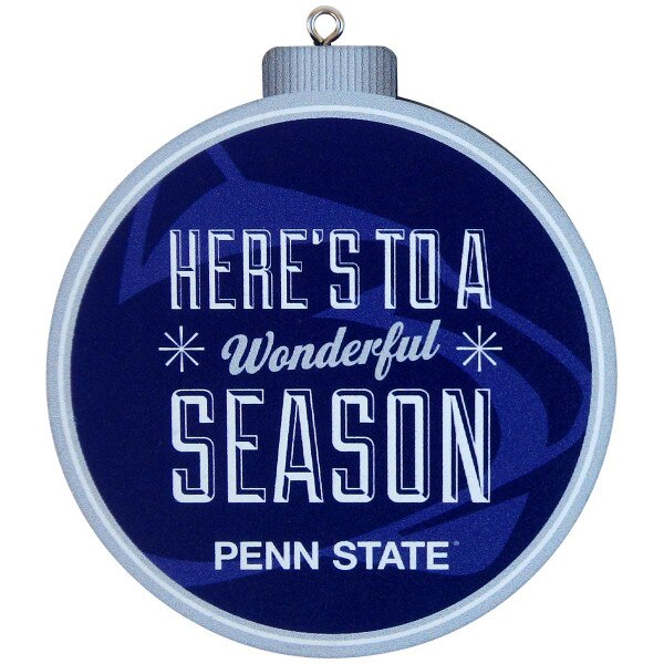 Here's to a Wonderful Season Penn State ornament